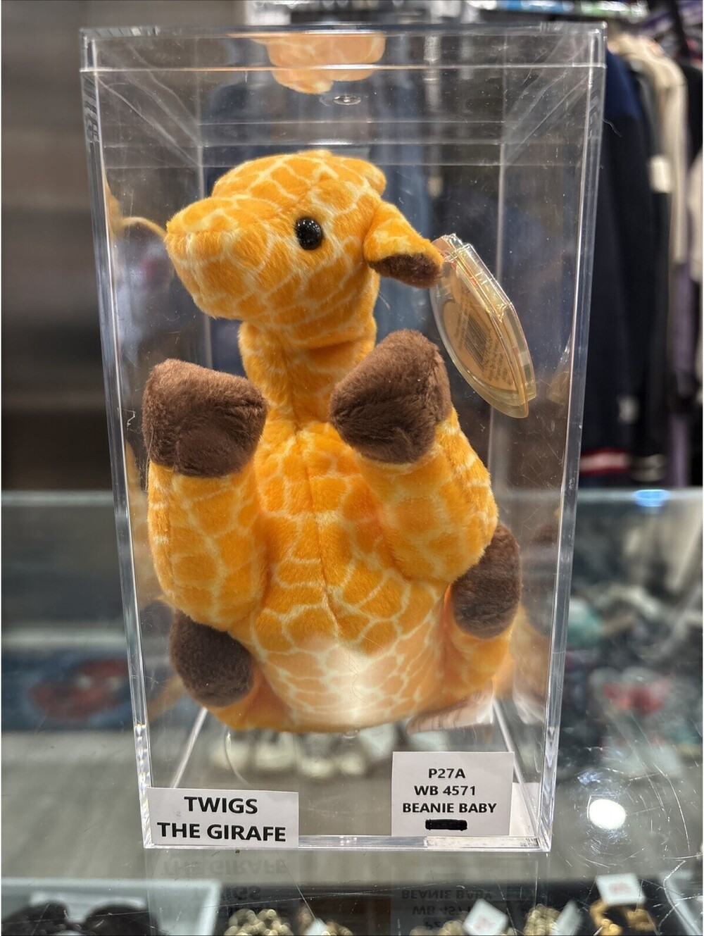 Vintage Twigs the giraffe Beanie Baby With Tags